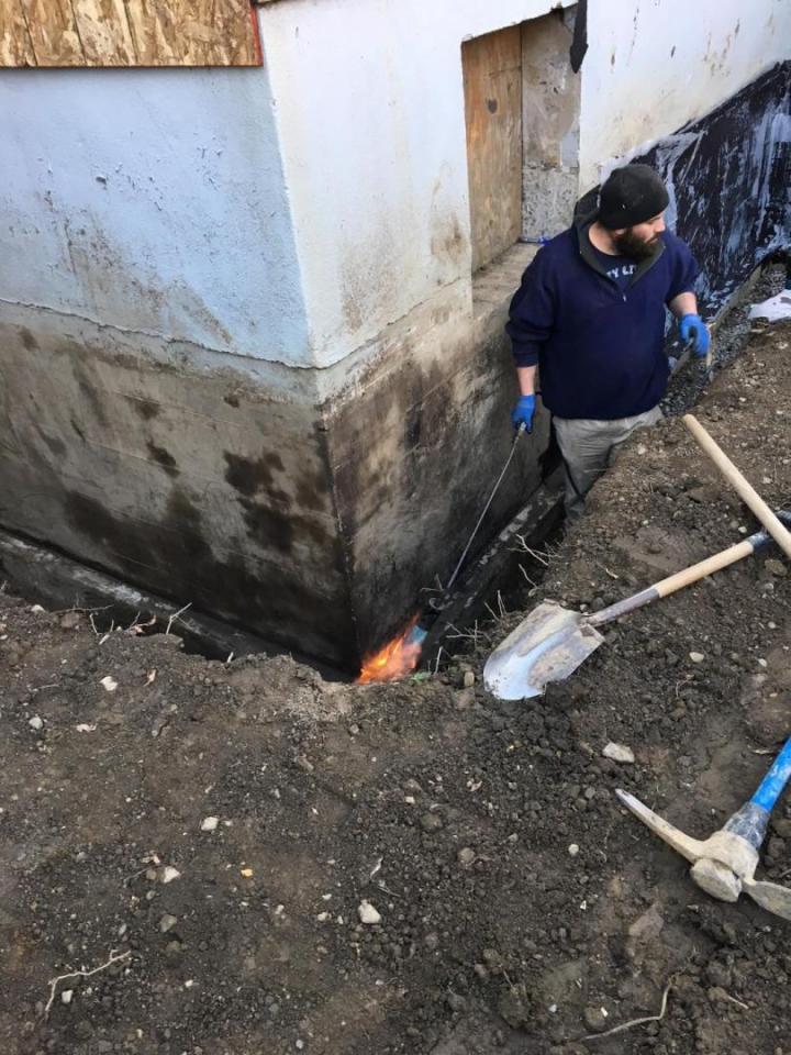 Foundation waterproofing Montreal